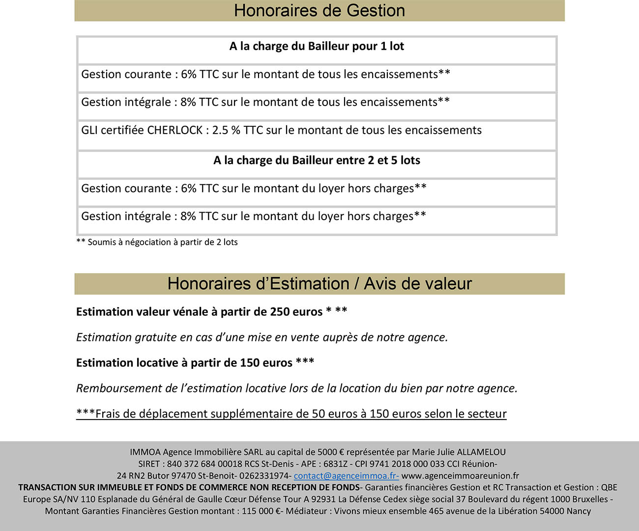 Honoraires Immoa 130622 3